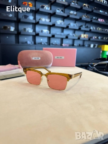 очила с черен обикновен калъф и Ув защита prada gucci miu miu , снимка 9 - Слънчеви и диоптрични очила - 52509061