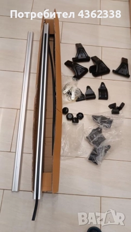 Универсален багажник за кола без надлъжни греди