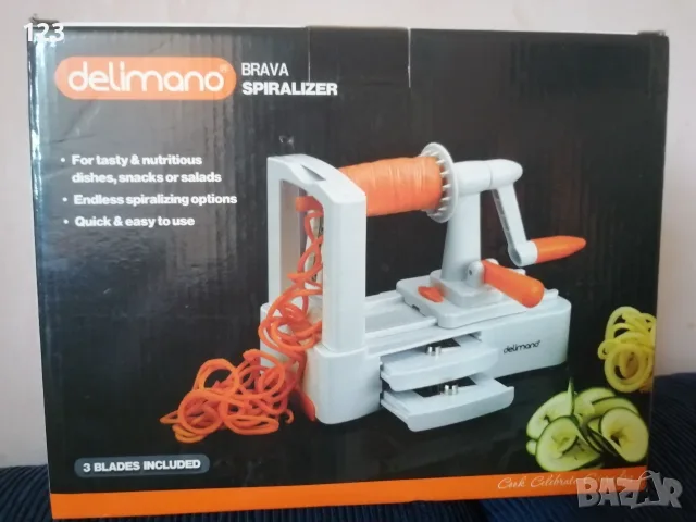 Ренде Delimano Brava spiralizer, снимка 2 - Други - 55970114