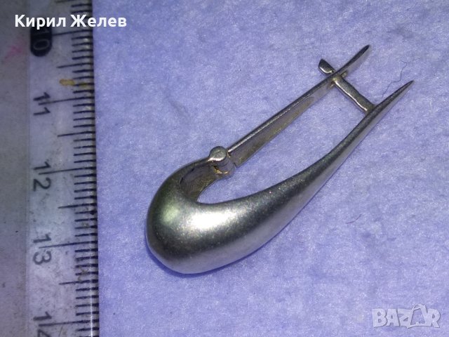 МАРКОВА СРЕБЪРНА ЕФЕКТНА ФЕШЪН АРТ ОБЕЦА СРЕБРО XE9 925 МАЙСТОРСКА БУТИКОВА РЪЧНА ИЗРАБОТКА 39949, снимка 10 - Обеци - 42762980