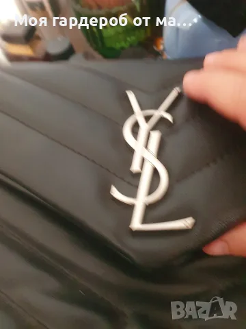 Чанта YSL черна кожа , снимка 6 - Чанти - 56329403