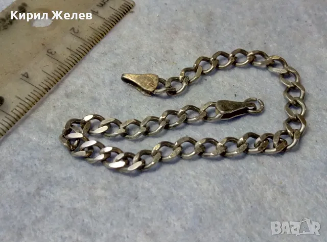 КЛАСИЧЕСКА ВИНТИДЖ ПЛЕТКА СРЕБЪРНА ГРИВНА СРЕБРО 900 МАЙСТОРСКА РЪЧНА ИЗРАБОТКА 47585, снимка 10 - Гривни - 49757827