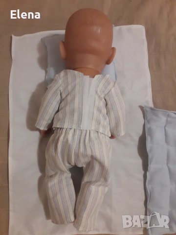Спален комплект с пижама за кукла Бейби Борн, снимка 2 - Кукли - 49143903