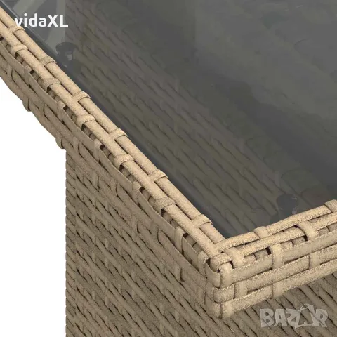 vidaXL Градински Софа Комплект 6 бр. полиратан, снимка 8 - Градински мебели, декорация  - 56147093