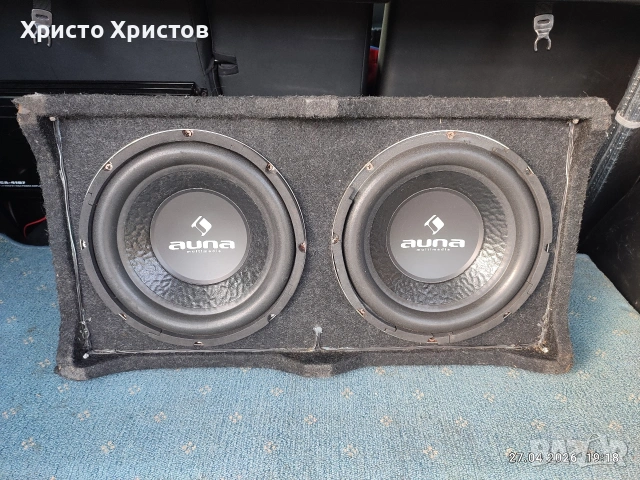 Субуфер за кола Auna 2x10 inches 