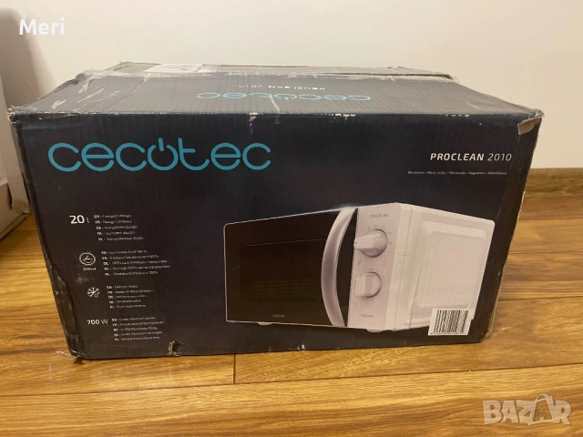 Чисто Нова Микровълнова фурна Cecotec ProClean 2010 – чисто нова, снимка 9 - Микровълнови - 53228041