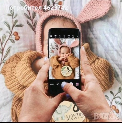 Дървена поставка за снимки на бебето, снимка 5 - Други - 52558263