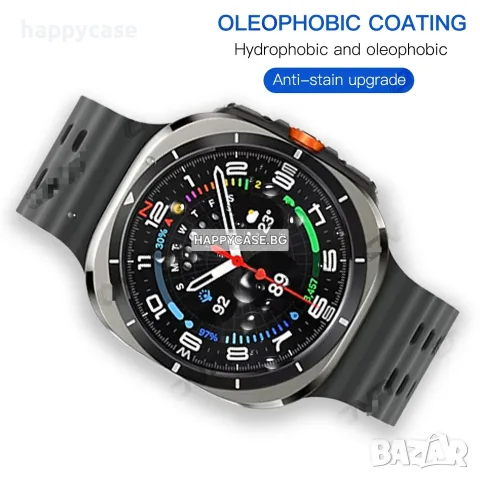 Samsung Galaxy Watch Ultra 2 2026 / Ultra 47mm 2025/2024 / 5D Протектор за цял екран, снимка 3 - Смарт часовници - 55768681
