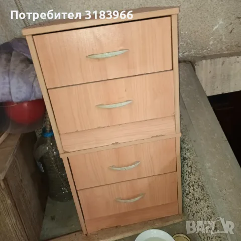 нощни шкафчета 2 броя с чекмеджета, снимка 3 - Шкафове - 56227114