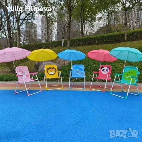 Детски сгъваем стол с чадър NS6332, снимка 2 - Градински мебели, декорация  - 49908833