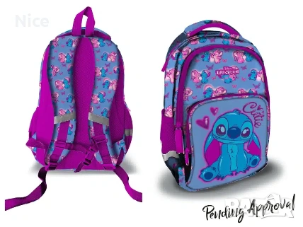 Детска/ ученическа раница “Lilo&Stithc” Италия , снимка 8 - Раници - 53162604