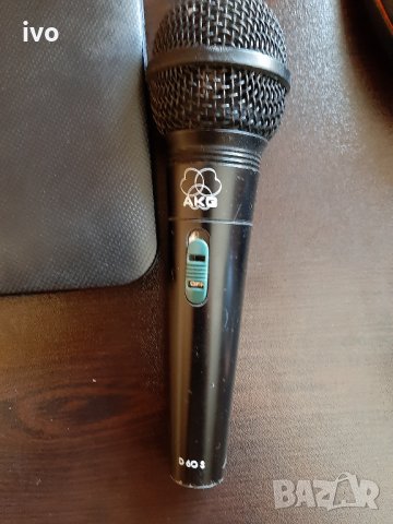akg d60s microphone, снимка 2 - Микрофони - 29602153
