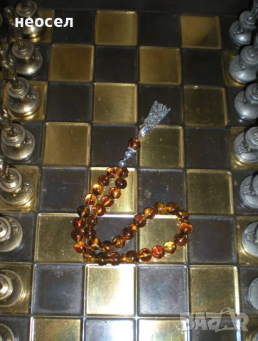 Кехлибарена броеница от балтийски кехлибар, снимка 5 - Други - 49611052