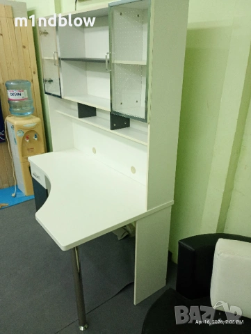 Бяло ъглово бюро, снимка 3 - Бюра - 54239249