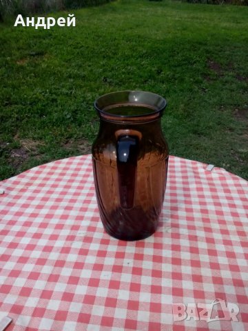 Стара стъклена кана #5, снимка 4 - Други ценни предмети - 29099024