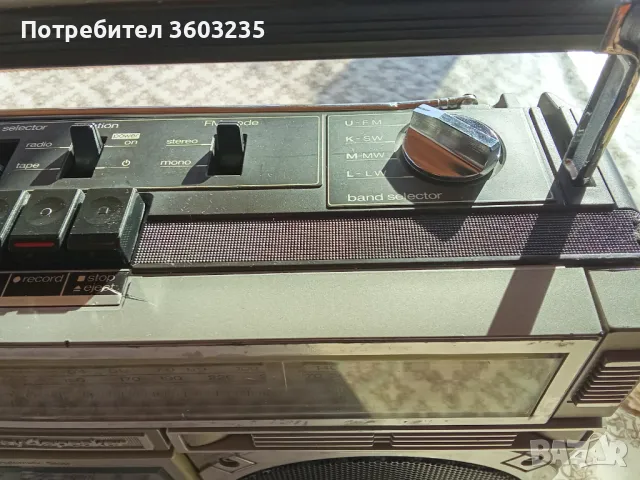 Касетофон ШАРП 6161, снимка 3 - Радиокасетофони, транзистори - 48490815
