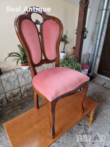 Страхотен много красив антикварен английски стол за антре , снимка 5 - Антикварни и старинни предмети - 42612580