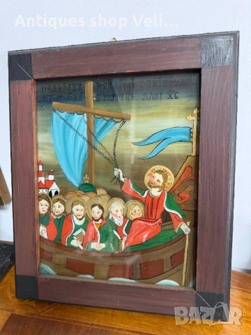 Рисувана икона върху стъкло №8144