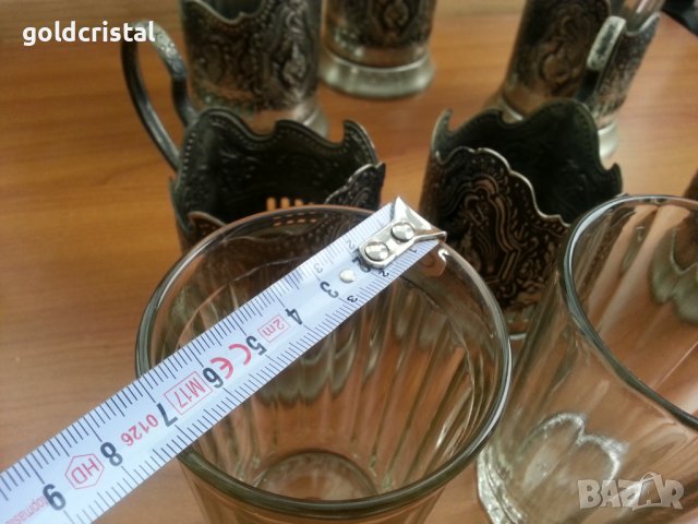 Руски термо стъклени чаши, снимка 4 - Антикварни и старинни предмети - 36634923
