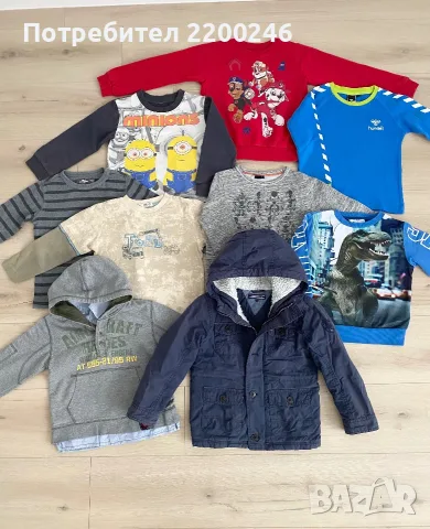 Лот детски блузи и яке на Tommy  Нilficer 98 / 104