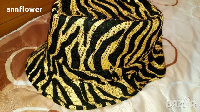 Тигрова шапка с паиети, снимка 8 - Шапки - 34042278
