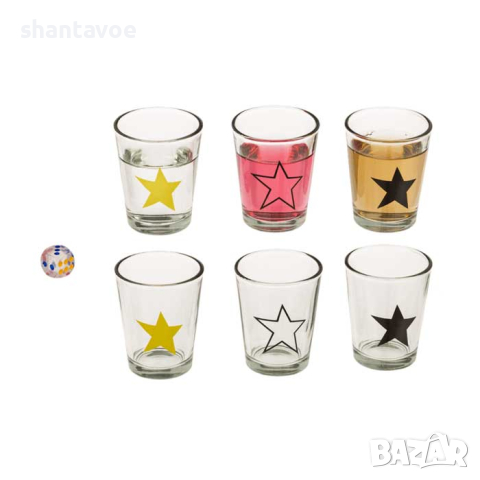 Стъклена алкохолна игра Змии и стълби с шотове, снимка 4 - Настолни игри - 44602925