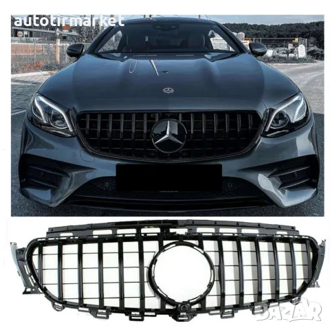 Черен лак решетка тип GT за Mercedes E класа W213