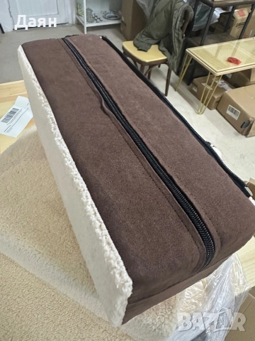 Стълба за куче PawHut, 3 стъпала, плюш , снимка 6 - За кучета - 52718882