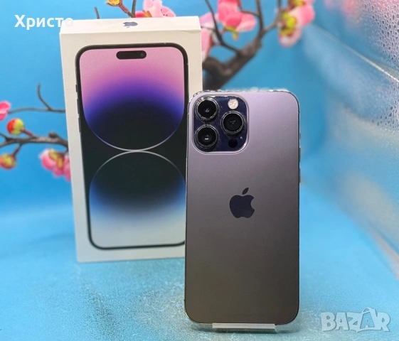 Apple iPhone 14 Pro Max, 128GB, 6GB RAM, 5G, Deep Purple  , снимка 5 - Apple iPhone - 54123809