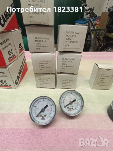 Camozzi,редуцир вентили и манометри, снимка 3 - Резервни части за машини - 53304312