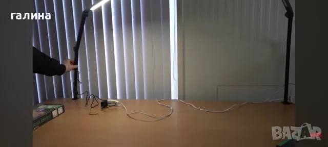 LED настолна лампа за бюро със скоба Smartwares, снимка 4 - Настолни лампи - 55890670