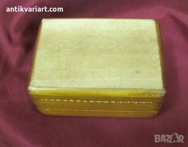 50-те Дървена Кутия за Бижута, снимка 8 - Антикварни и старинни предмети - 31860108