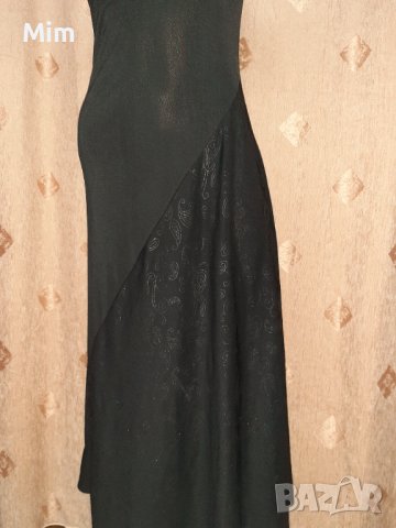 М Черна,еластична, дълга рокля , снимка 7 - Рокли - 38788304
