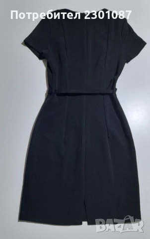 Черна елегантна рокля H&M, снимка 3 - Рокли - 52682796