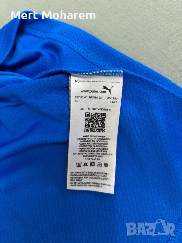 Мъжка тениска Puma Италия, размер M, нова, снимка 3 - Тениски - 52205014