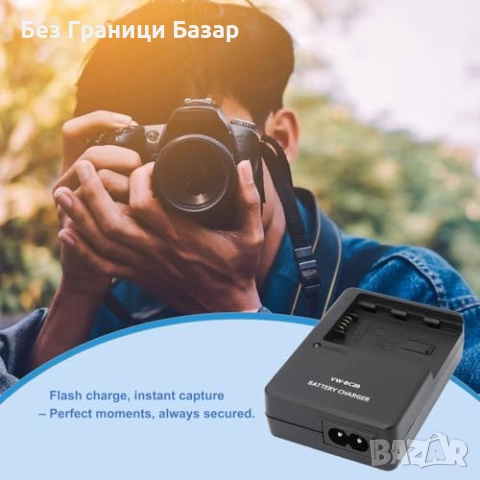 Ново Зарядно VW-BC20 за Panasonic HC-X920 HDC-TM900 батерии фотоапарат, снимка 7 - Батерии, зарядни - 53073675