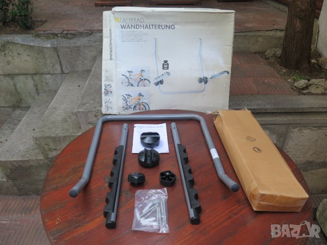 Стойка за колело за стена, за 2 велосипеда,нова , снимка 2 - Велосипеди - 38213141