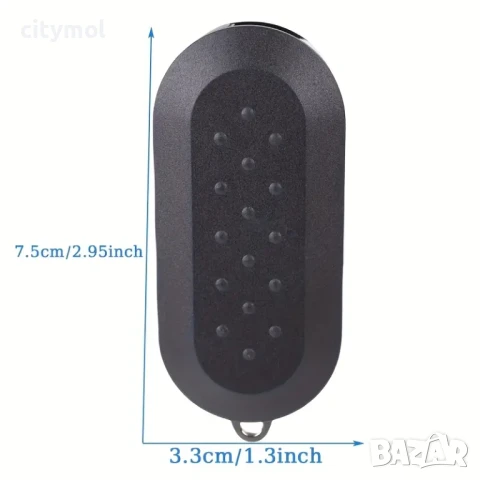 Кутийка за ключ за Fiat 500, Ducato, Bravo, Stilo, Punto, Panda, 2 бутона,с острие, снимка 4 - Аксесоари и консумативи - 50658267