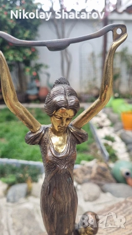 Бронзова скулптура , снимка 2 - Статуетки - 54014366