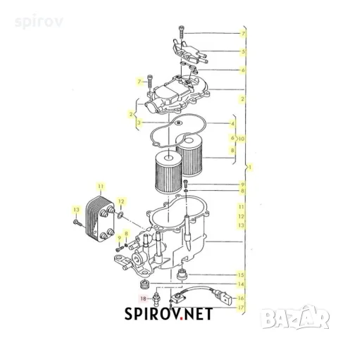 Горивен филтър MANN PU 821 X-2, снимка 3 - Части - 55733665