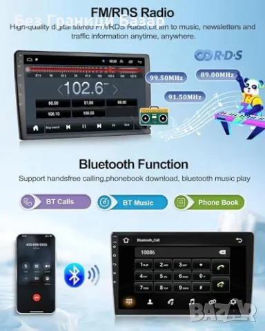 Ново Android 13 CarPlay Радио за Kia Picanto 2011–2017 + Камера за кола, снимка 6 - Друга електроника - 50028111