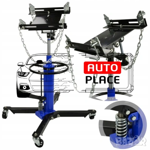 Хидравличен крик за скоростни кутии с двойна помпа 0.5 тона  88 – 180 см StahlMayer