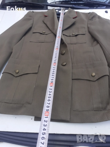 Стара военна Соц. куртка - униформа, снимка 4 - Антикварни и старинни предмети - 52695517