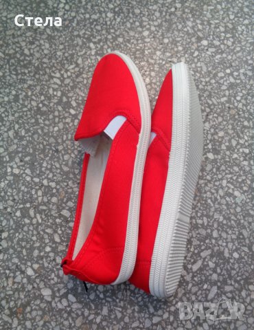 HM еспадрили, нови, червени / H&M, снимка 3 - Дамски ежедневни обувки - 30720058