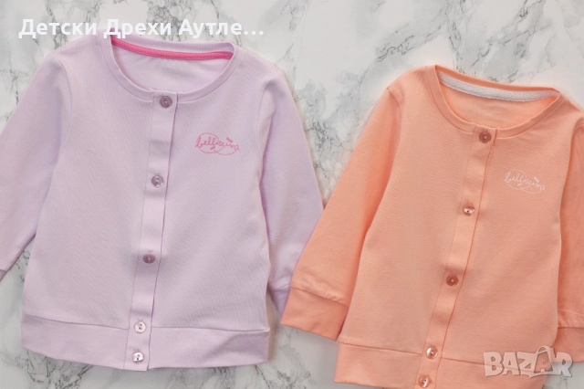 Елегантни блузи за момичета – 100% памук (62–86), снимка 9 - Бебешки блузки - 51968092