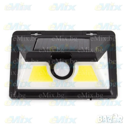 Соларна лампа за външен монтаж 1828B, сензор за движение, снимка 3 - Соларни лампи - 50724836