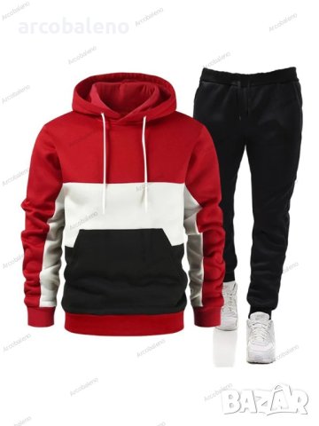 Мъжки свободен ежедневен комплект от две части, 6цвята , снимка 2 - Спортни дрехи, екипи - 42450675