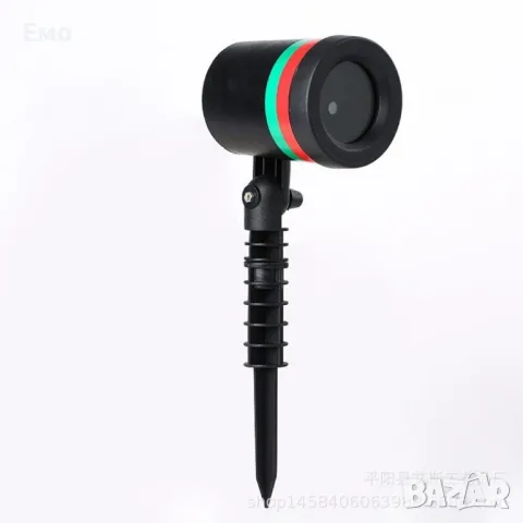 Промоция: Лазерен прожектор. Проектор за Коледна украса "Коледна лазерна лампа с Празнична светлина", снимка 9 - Прожектори - 47855102