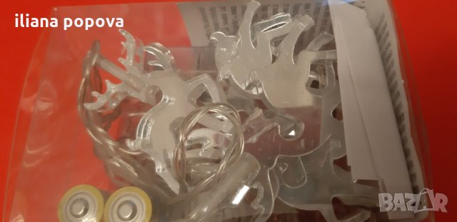 Коледни лед лампички - еленчета, снимка 5 - Декорация за дома - 31202139