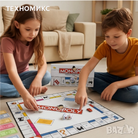 Монополи - настолна игра - класическа, стратегическа игра за деца 8+,, снимка 6 - Настолни игри - 51884616